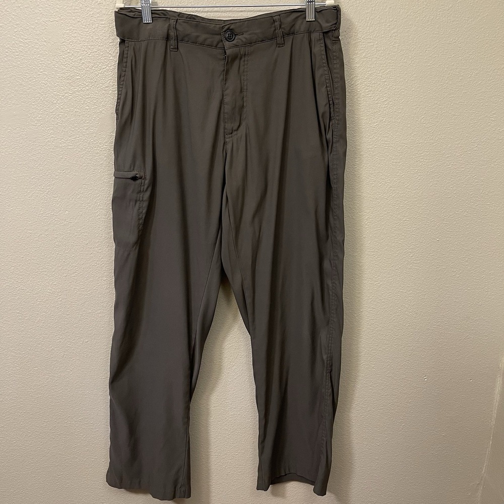 Union Bay Hiking Pants Olive Flex Stretch Waist Zip Pockets Sz 34/32 ( 35/31) - Picture 1 of 10